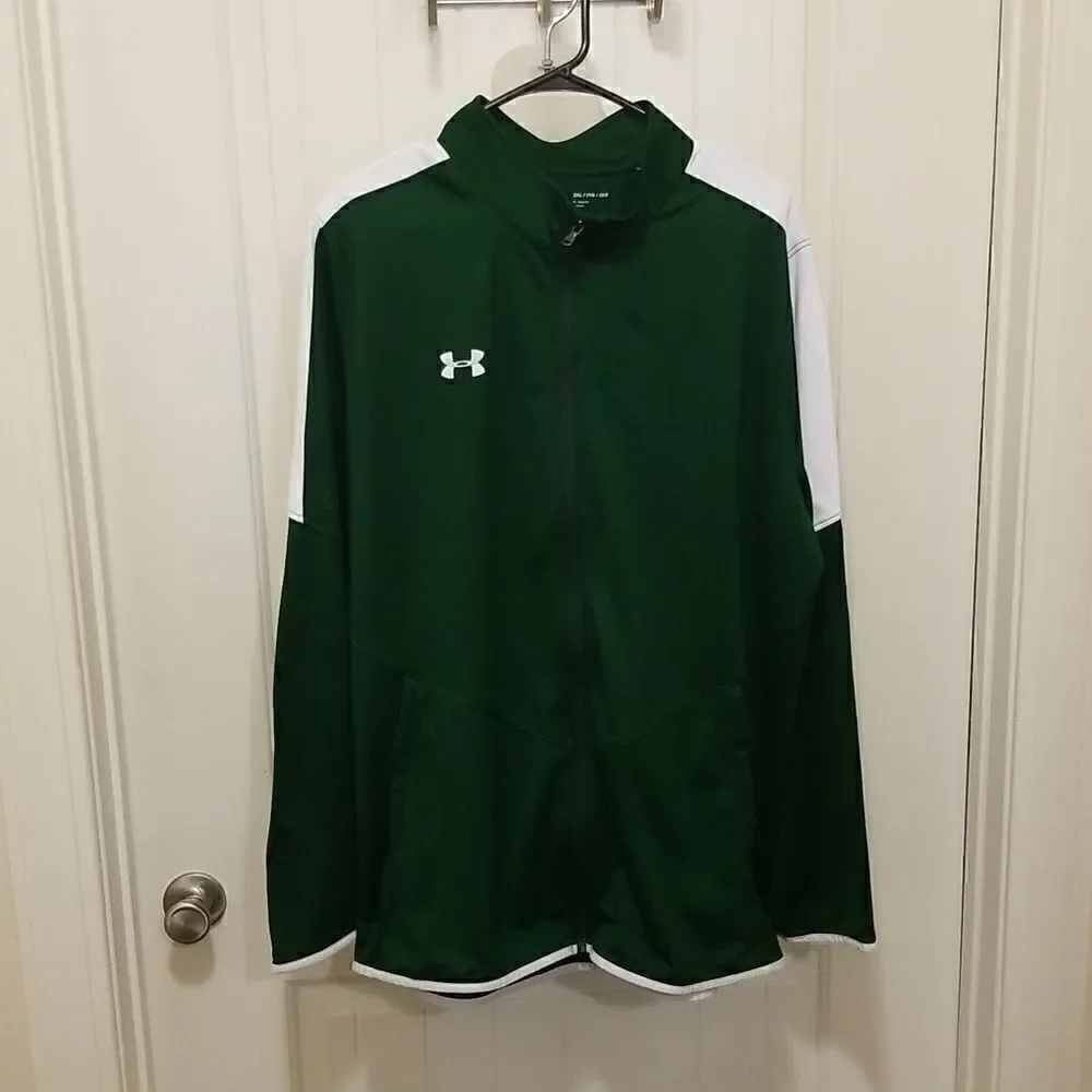 Under Armour Rival Knit Full Zip up Jacket Mens sz XXL